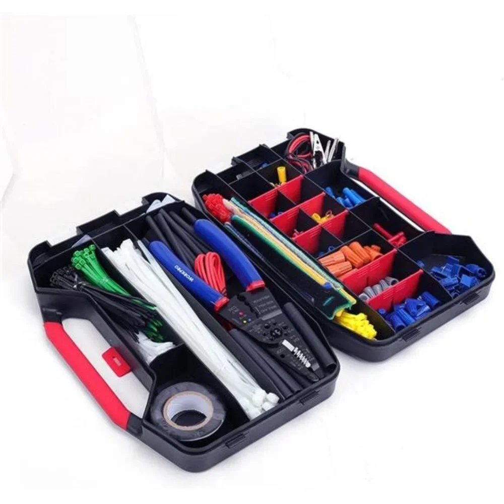 582-piece Crimp Terminals, Wire Connectors, Heat Shrink Tube, Electrical Repair